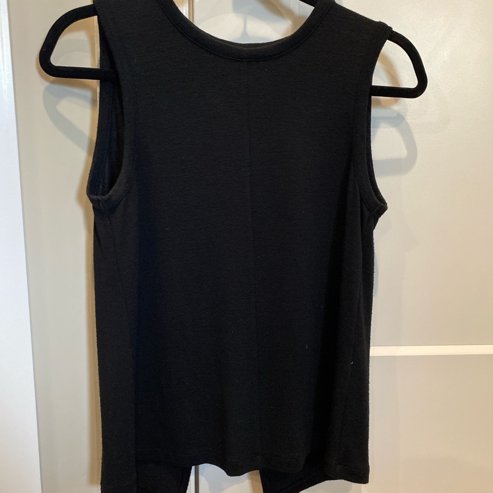 rag & bone black tank top blouse